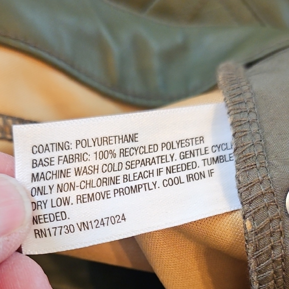 Wild Fable Olive Green Faux Leather Bootcut - Size 12 - Picture 12 of 12